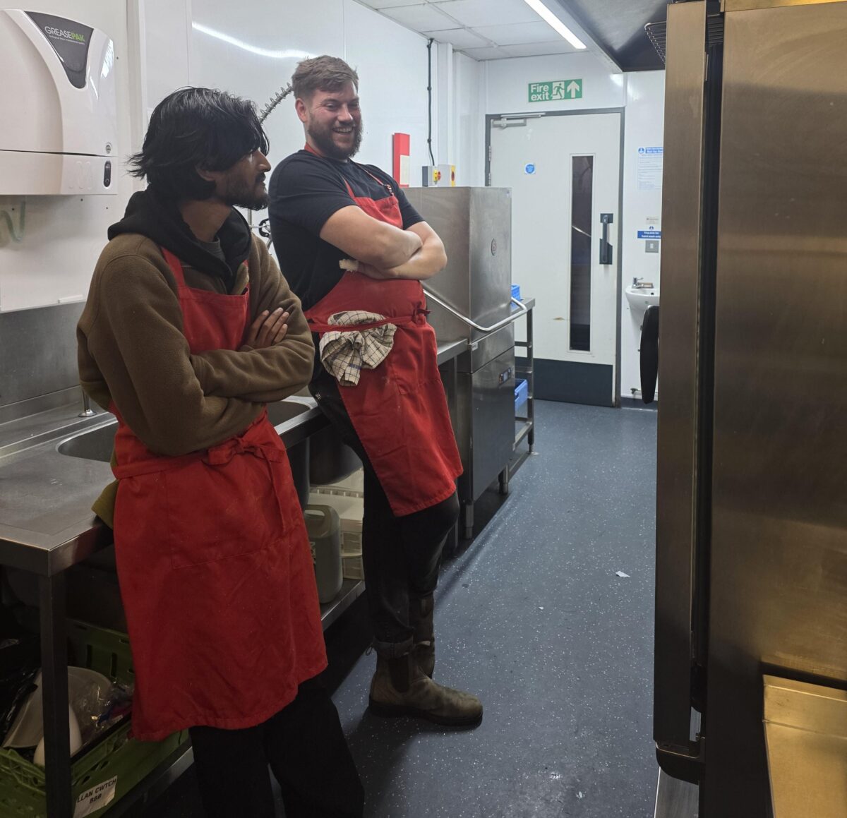 FareShare Cymru staff and service users at The Huggard formed good relationships